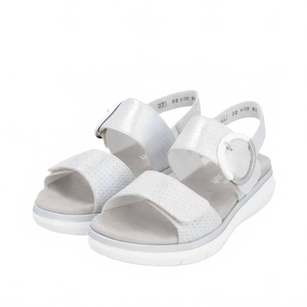 NEW REMONTE women's wedge sandal in ice